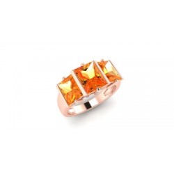 Forever Orange Citrine - Rose Gold