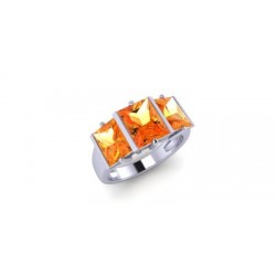 Forever Orange Citrine - White Gold