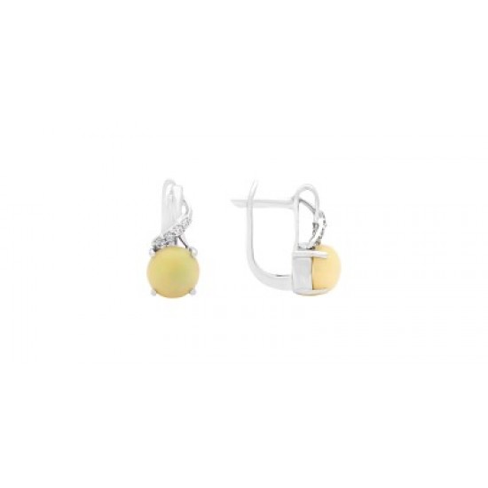 Modern Ethiopian Opal - White Cubic Zirconia