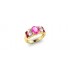 Regal Rose Pink Quartz - Yellow Gold