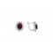 Royal Garnet - White Cubic Zirconia